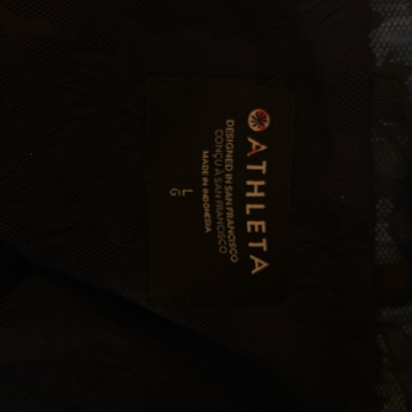 NWT $149 Athleta Large Eternal Bloom Cottage Blue Sightseer Lace Jacket #986271 - Picture 10 of 15